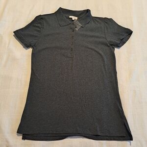Active Basic women's size 2XL gray polo, fits very slim, check meas. NEW